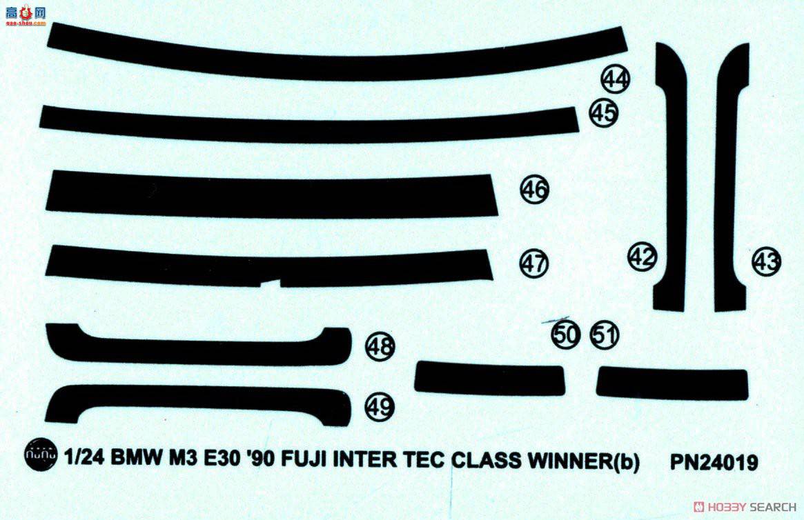 NUNU  24019 BMW M3 E30 Gr.A 1990 긻ʿ Inter TECھ