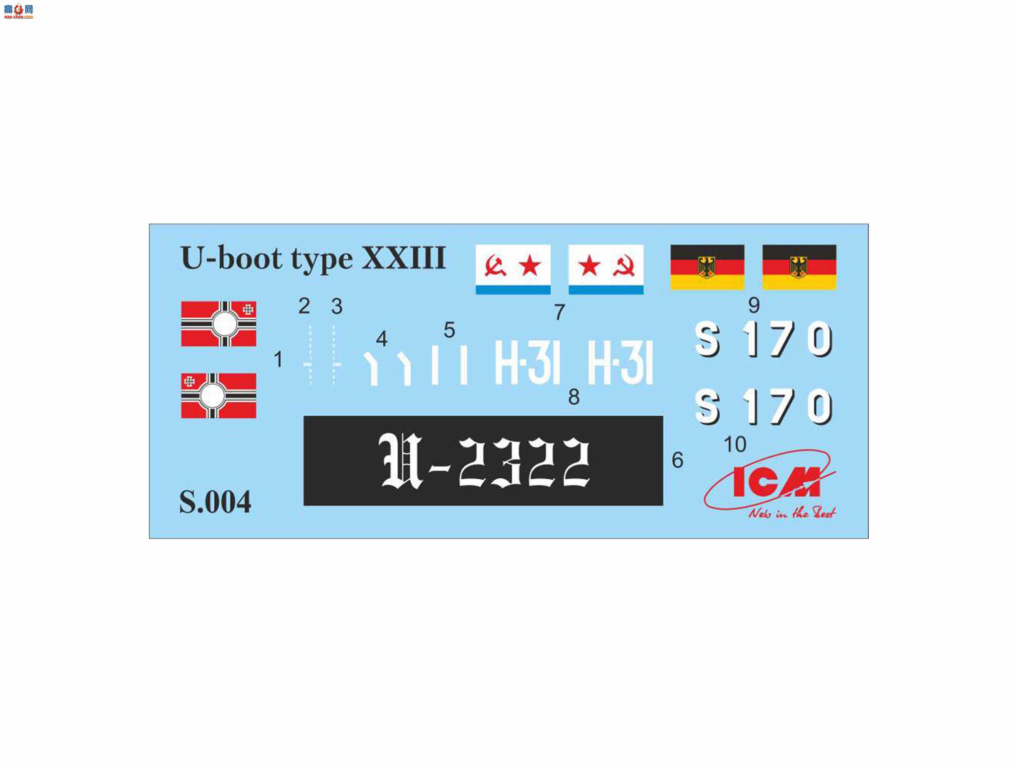 ICM S004 ս¹Ǳͧ U-Boat Type XXIII