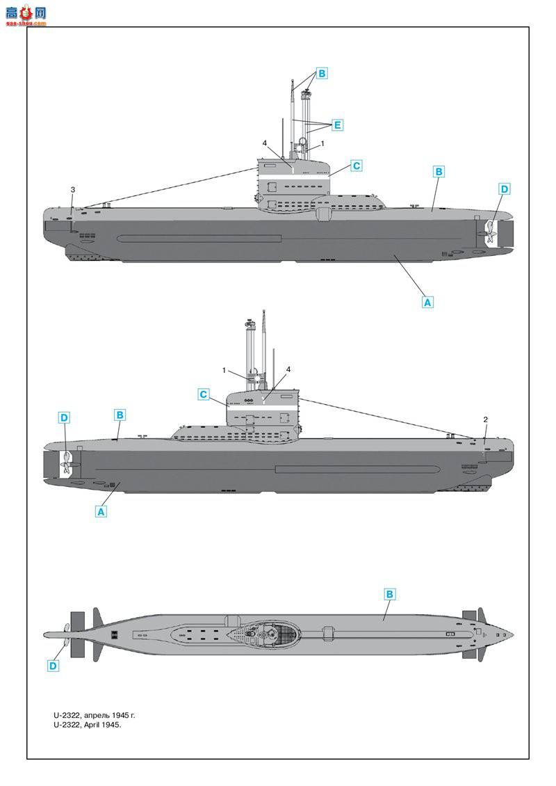 ICM S004 ս¹Ǳͧ U-Boat Type XXIII