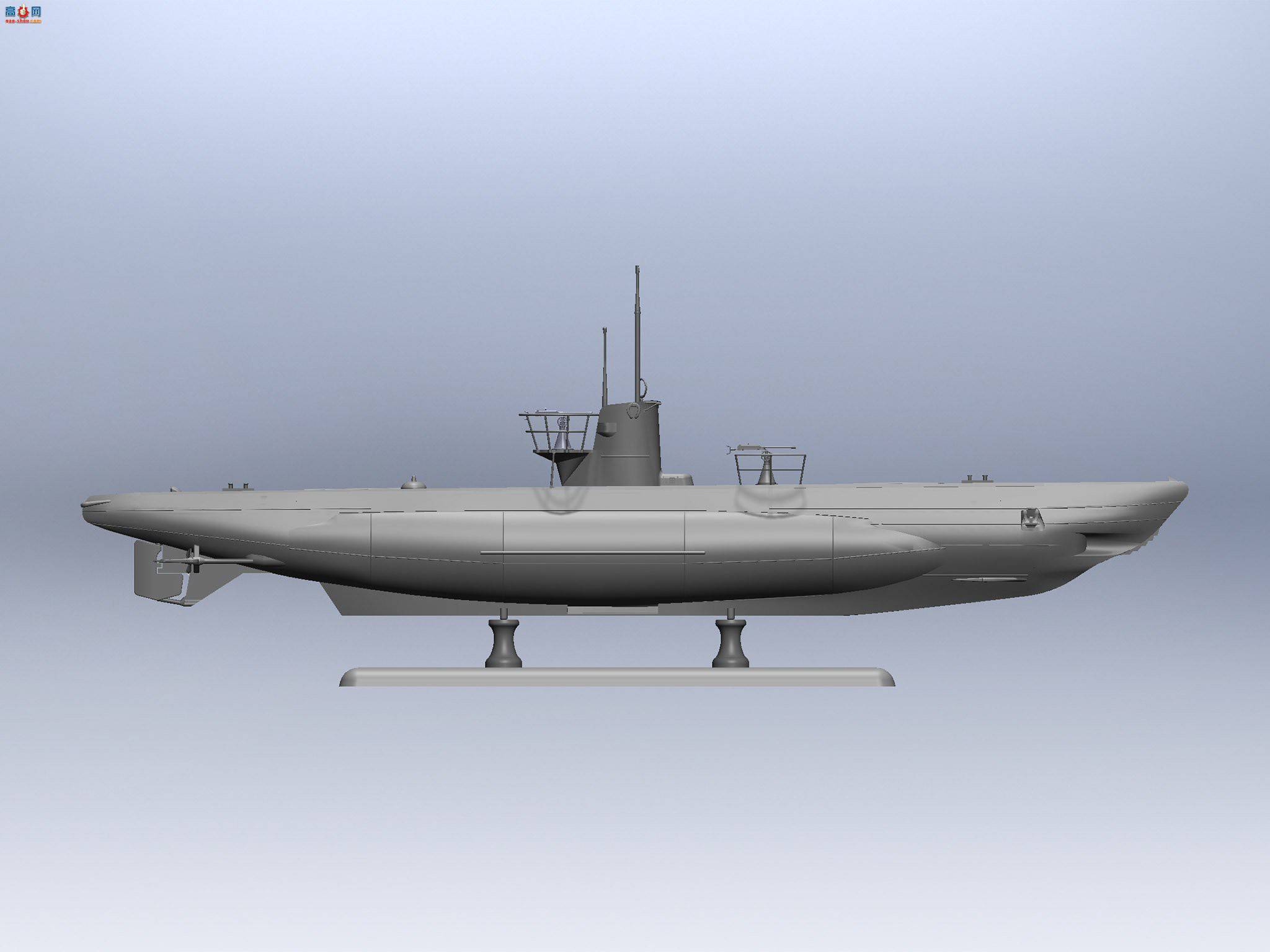 ICM S010 �¹�Ǳͧ U-Boat IIB �ͣ�1943 �꣩