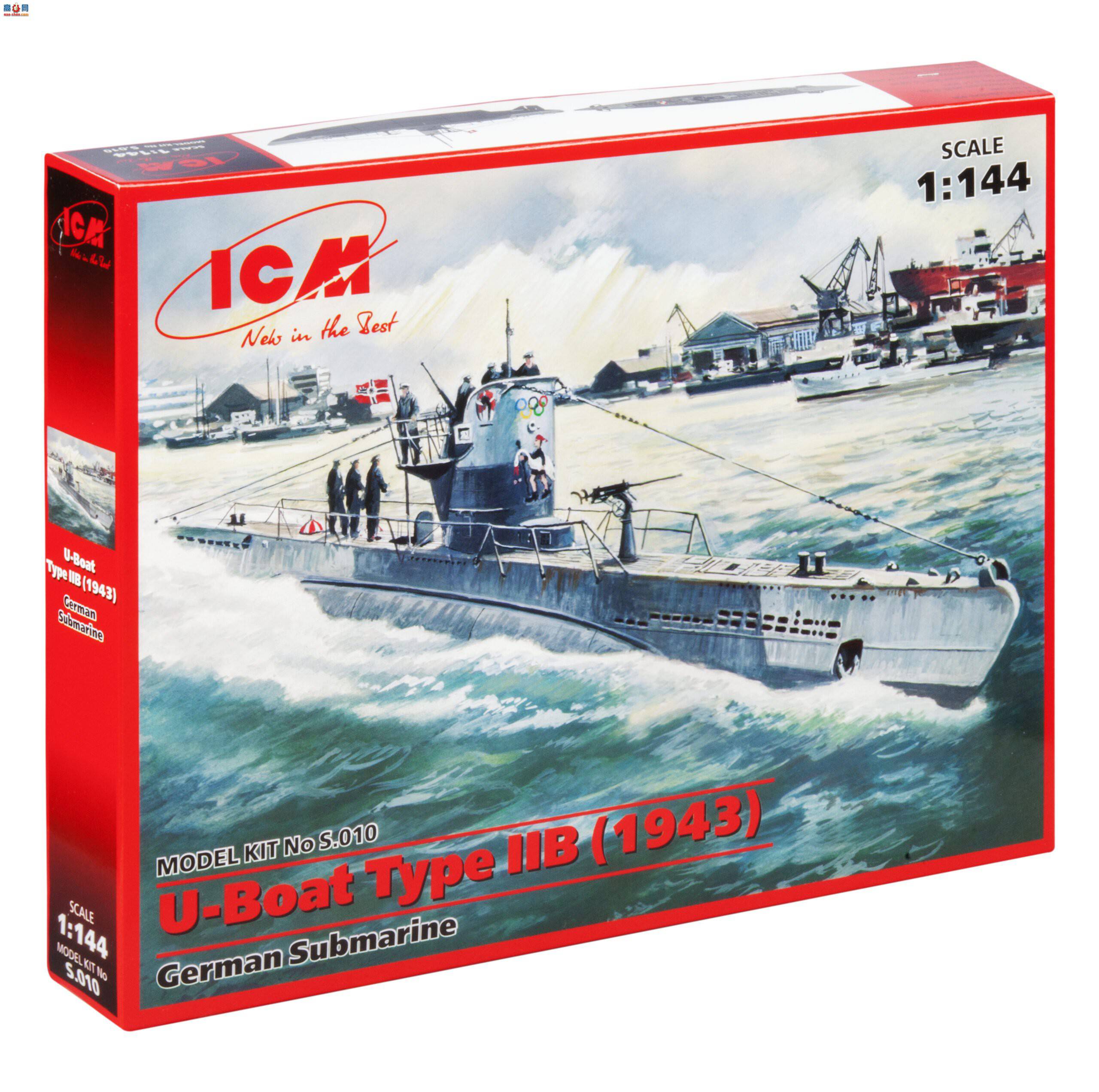 ICM S010 �¹�Ǳͧ U-Boat IIB �ͣ�1943 �꣩