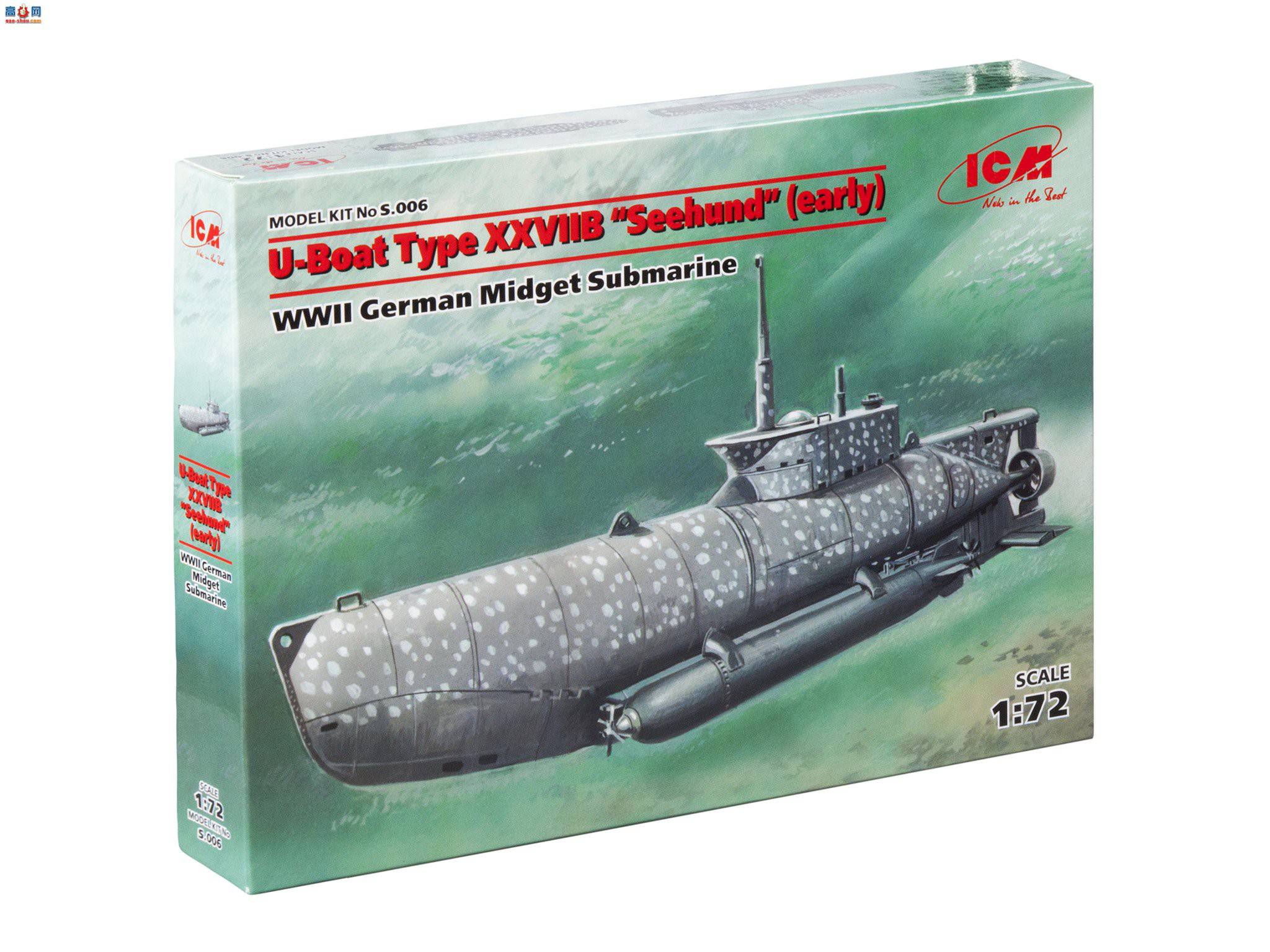 ICM S006 ս¹СǱͧ U-Boat Type XXVIIBSeehundڣ