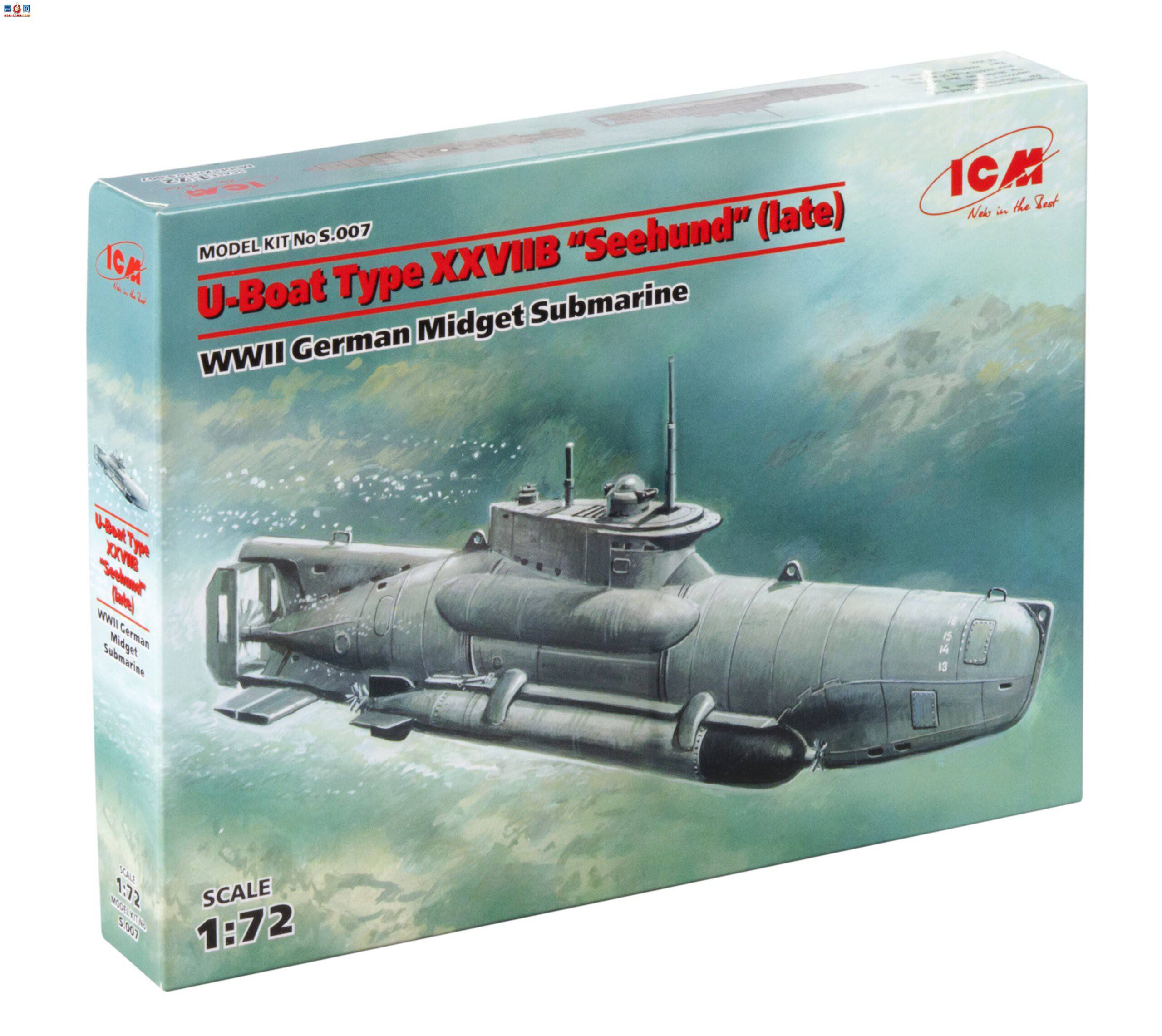 ICM S007 ս¹СǱͧ U-Boat Type XXVIIBSeehundڣ