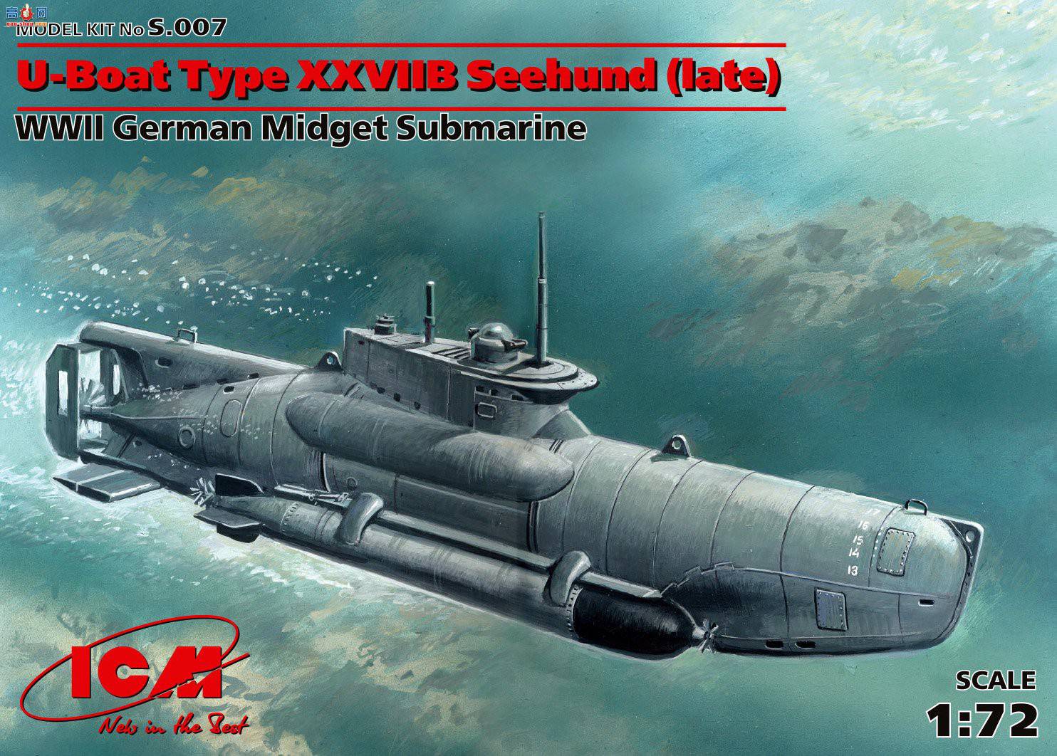 ICM S007 ս¹СǱͧ U-Boat Type XXVIIBSeehundڣ