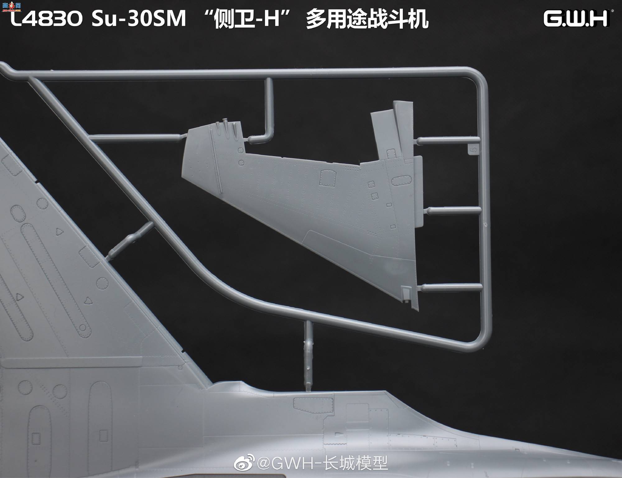 【长城新品】L4830 Su-30SM “侧卫-H” 多用途战斗机板件图