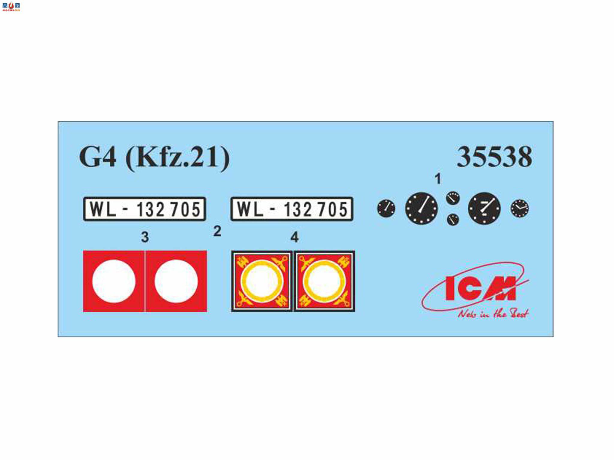ICM 35538 ս¹ְԱTyp G4 (Kfz.21)