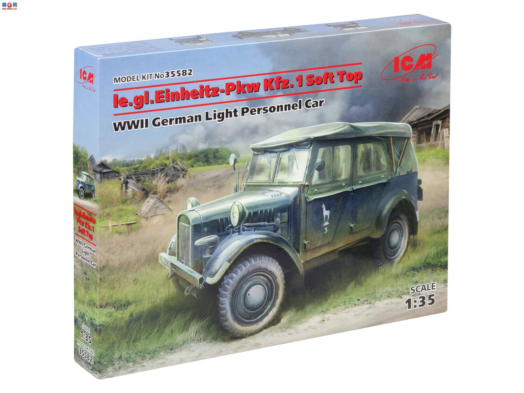 ICM 35582 le.gl.Einheitz-Pkw Kfz.1���� ��ս�¹�������Ա��