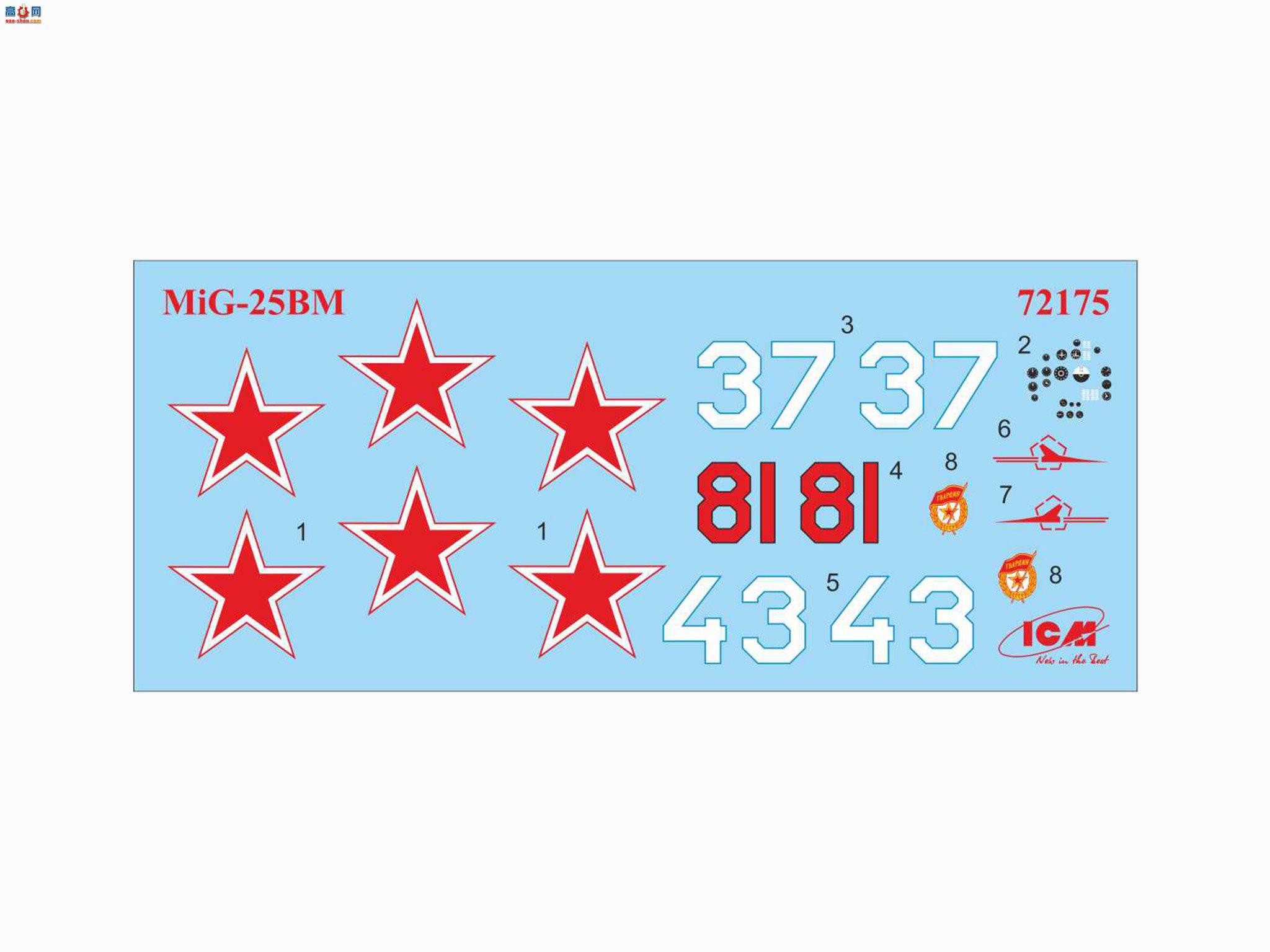 ICM 72175  ׸-25 BM