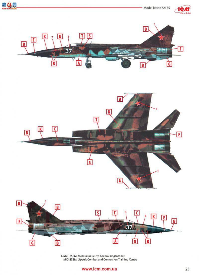 ICM 72175  ׸-25 BM