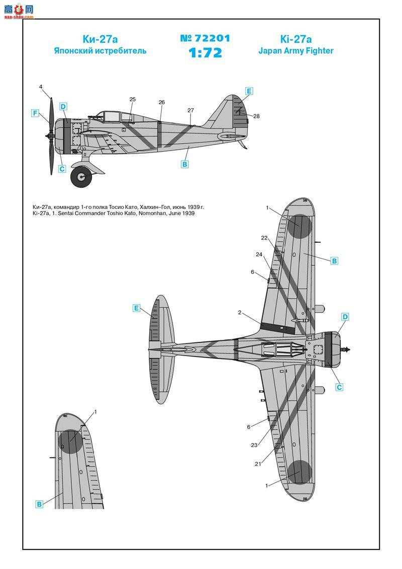 ICM 72201 ձ½ս Ki-27a