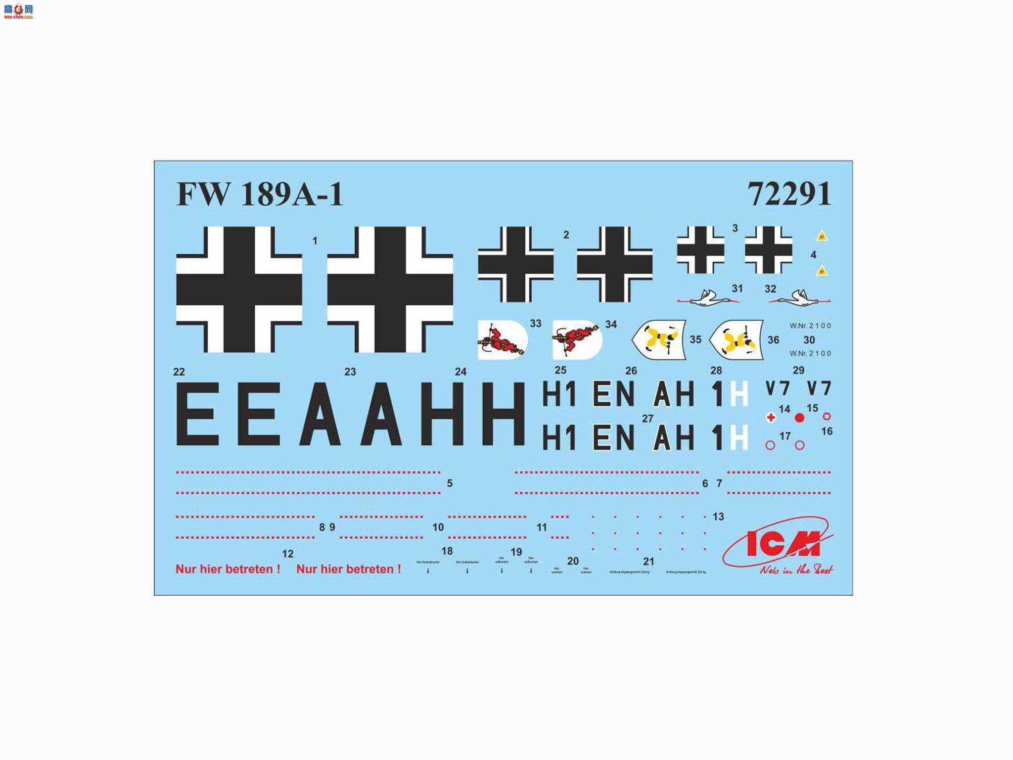 ICM 72291 ս¹ FW 189A-1