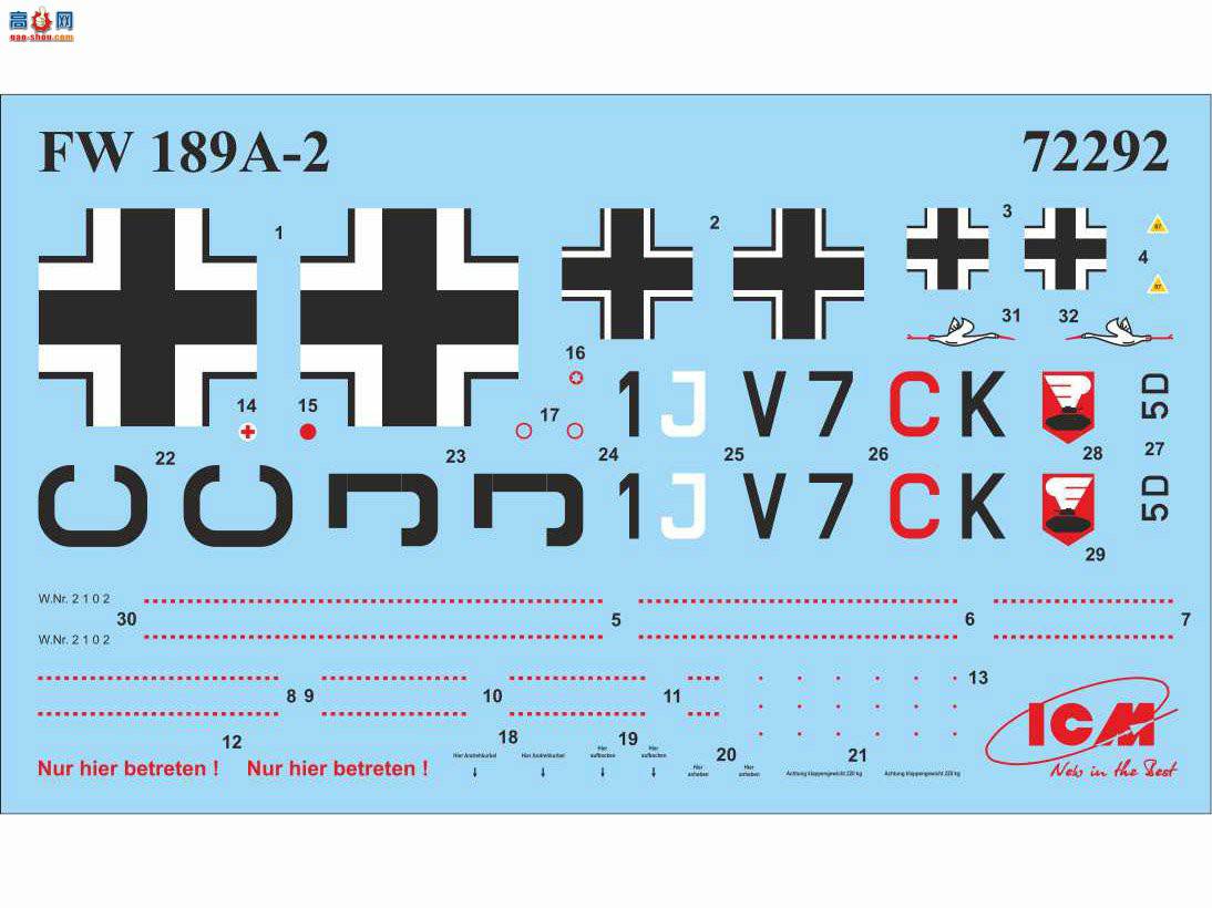 ICM 72292 ս¹ FW 189A-2