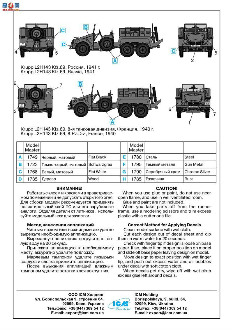 ICM ս 72461 ¹ϳ ² L2H143 Kfz.69  Pak 36