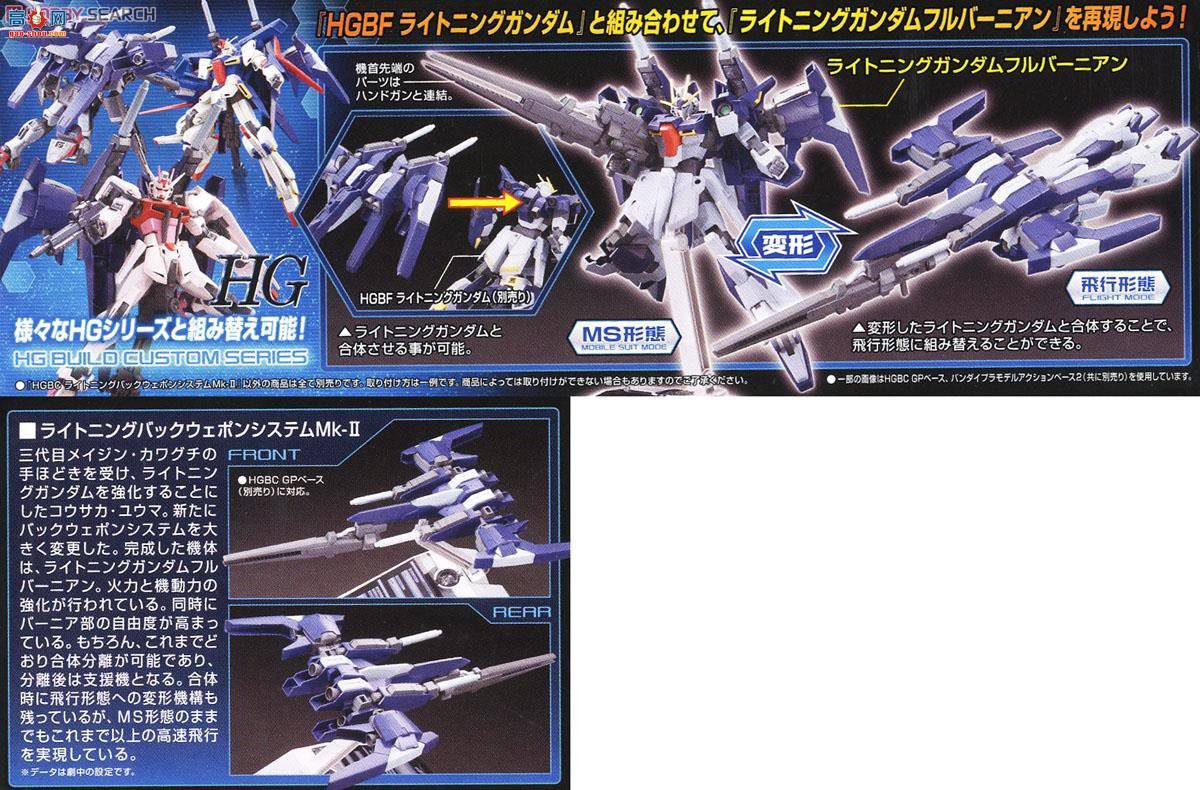  ߴ HGBC20 2279777 Lightning Back Weapon System MK-II