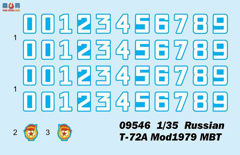 С ̹ 09546 ˹T-72A Mod1979ս̹