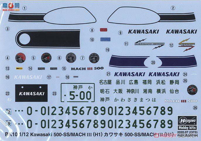 ȴ Ħ 21510 BK10 Kawasaki 500-SS MACH III (H1)