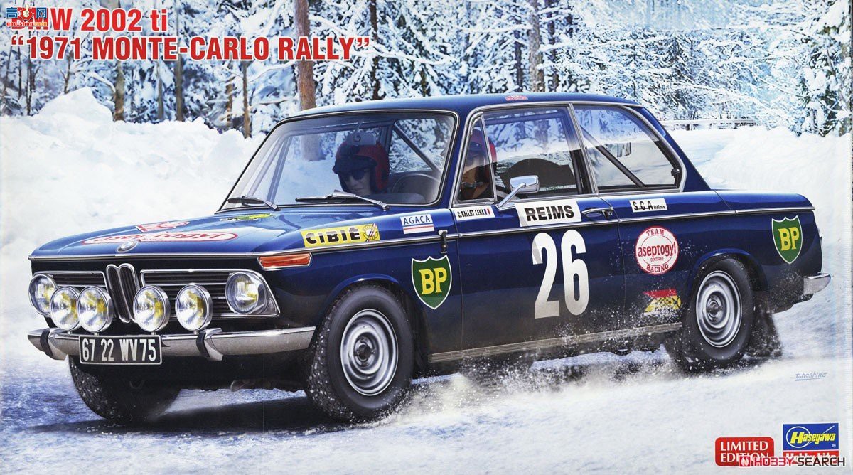 ȴ  20540 BMW 2002 ti `1971 Monte Carlo Rally`