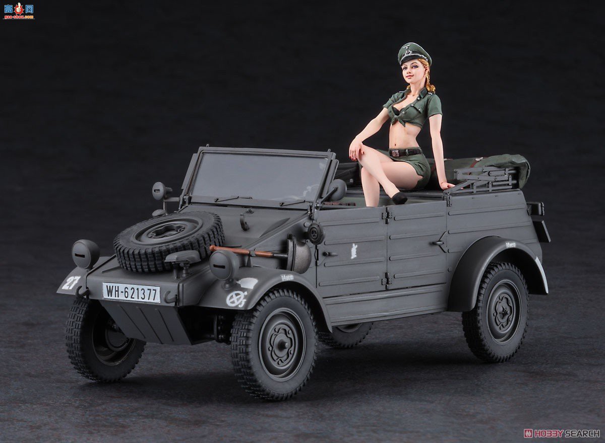 ȴ  SP453 Pkw.K1 Kbelwagen Type 82 Blonde Girls Figure