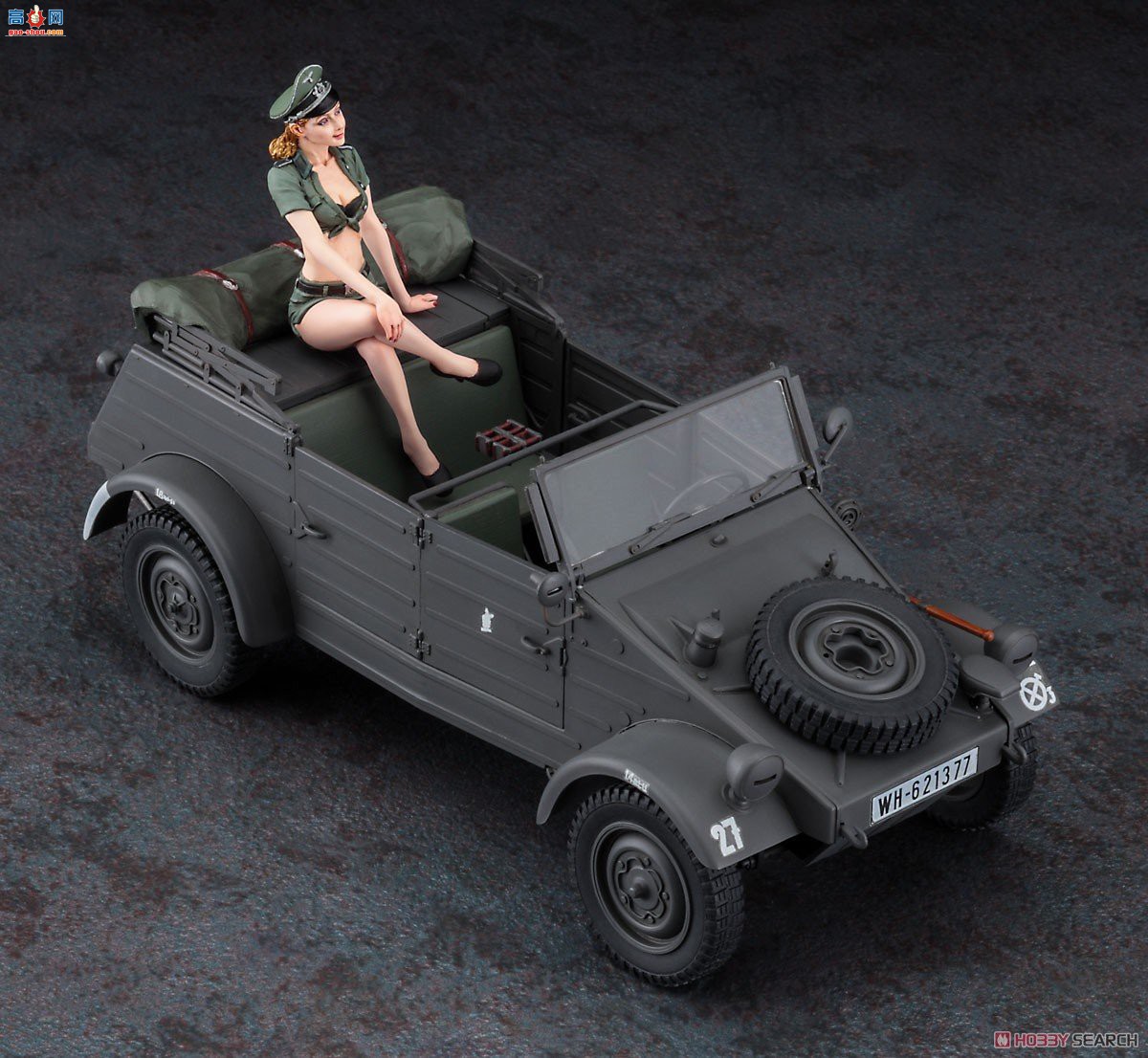 ȴ  SP453 Pkw.K1 Kbelwagen Type 82 Blonde Girls Figure