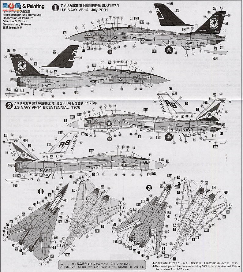 ���ȴ� ս���� 00287 F-14A ��è������ñ����