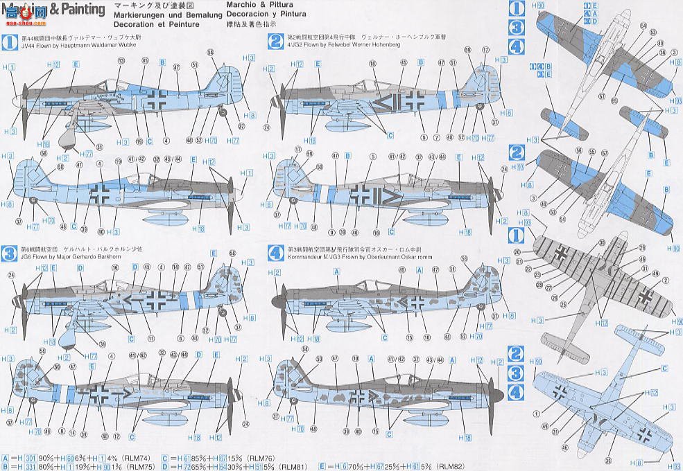 ���ȴ� ս���� 00659 �����ֶ��� Fw190D-9����β��