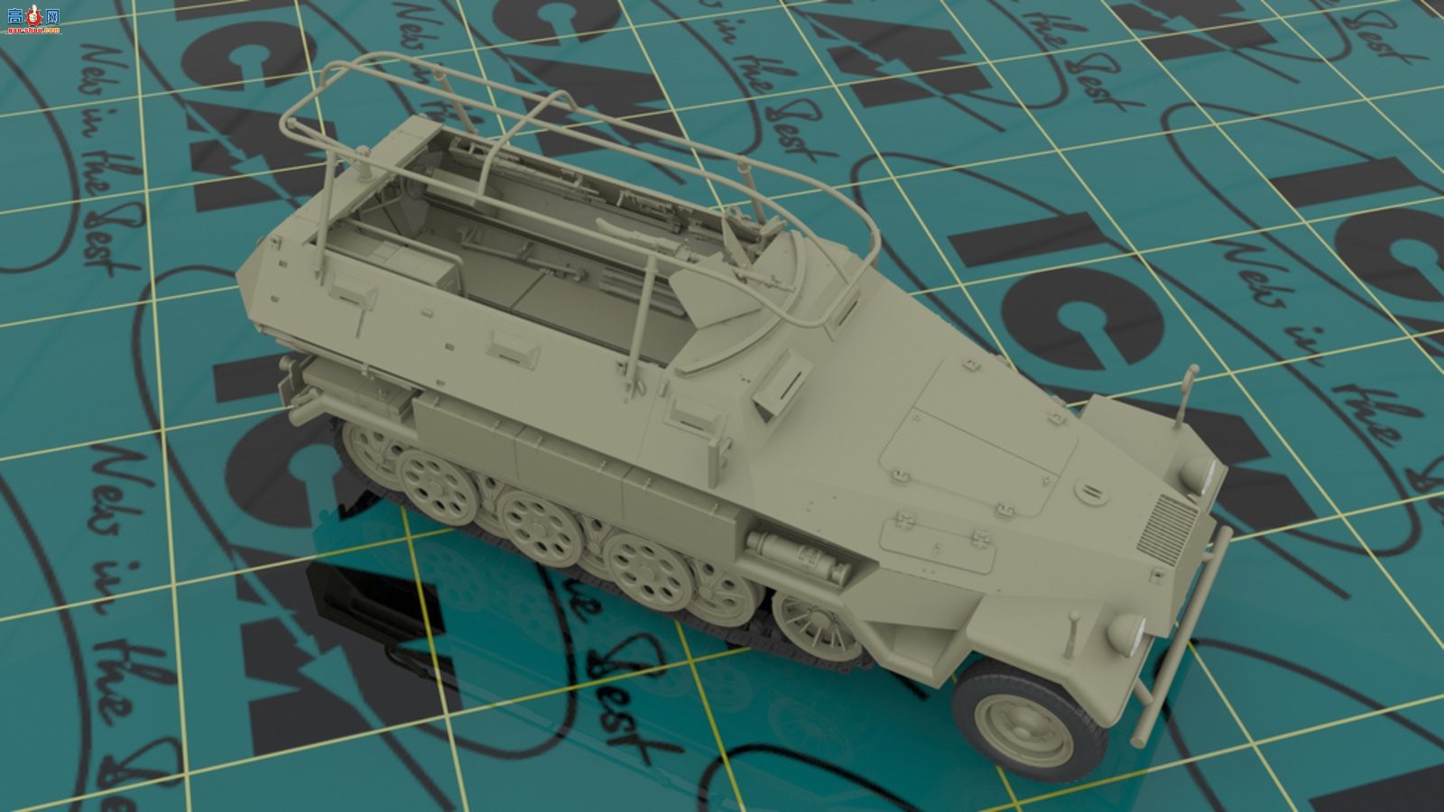 ICM Ĵ 35102 35644 Sf.Kfz.251/6 Ausf.AԱ