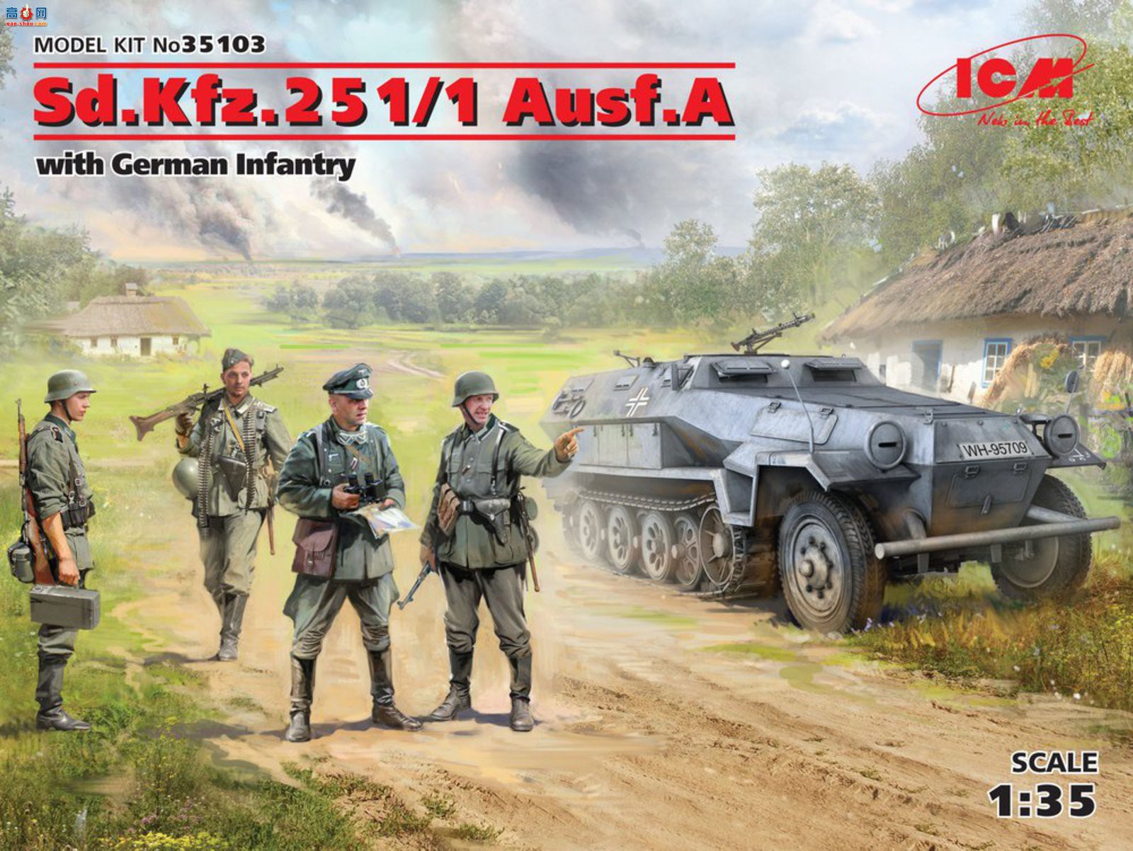 ICM ���Ĵ� 35103 Sd.Kfz.251/1 Ausf.A��¹�����