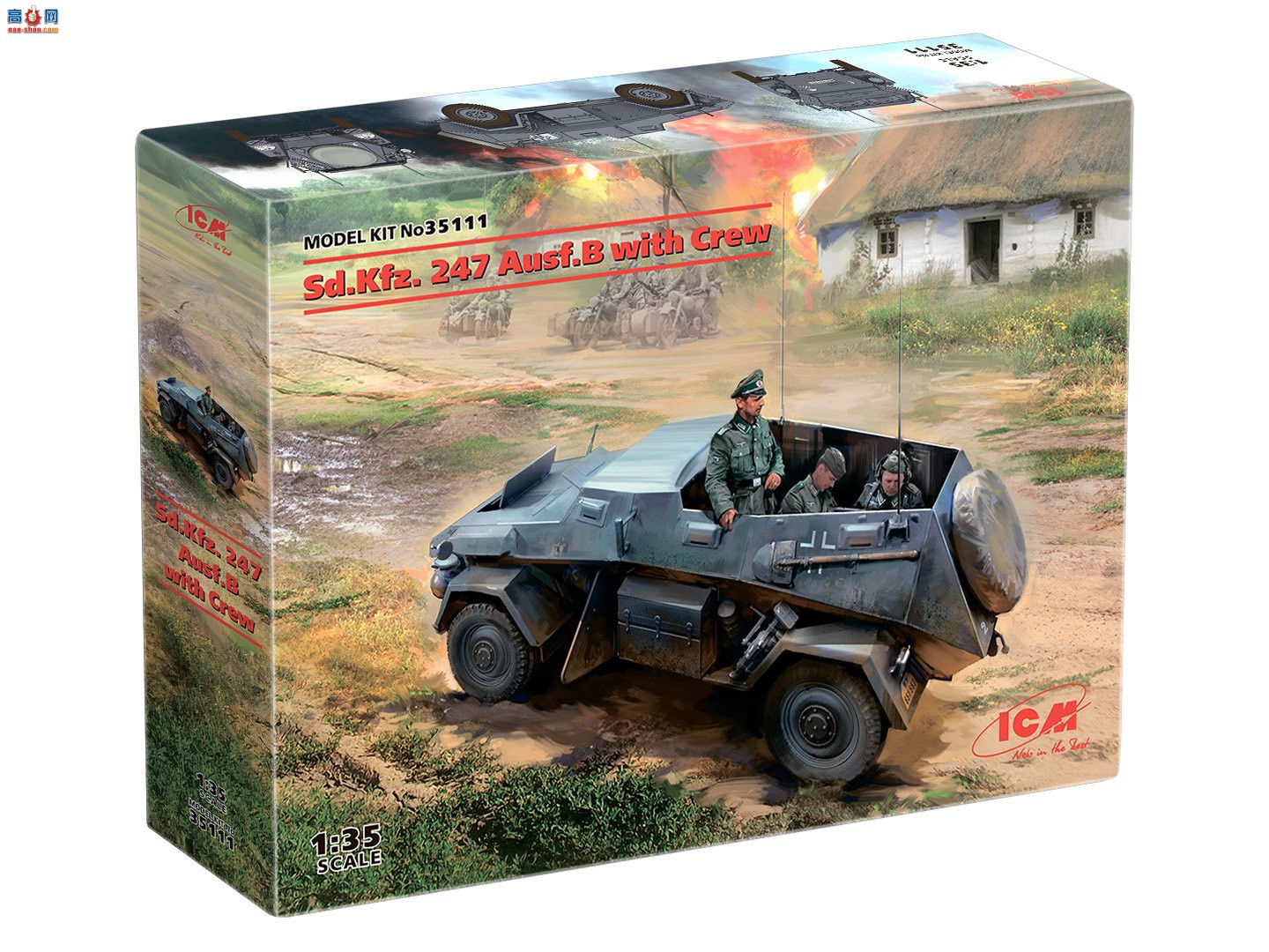 ICM װ�׳� 35111 Sd.Kfz.247 Ausf.B ���Ա