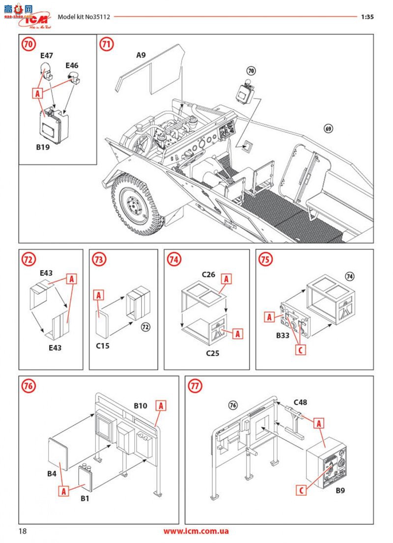ICM װ׳ 35112 Sd.Kfz. 䱸 MG 34 ǹ 247 Ausf.B