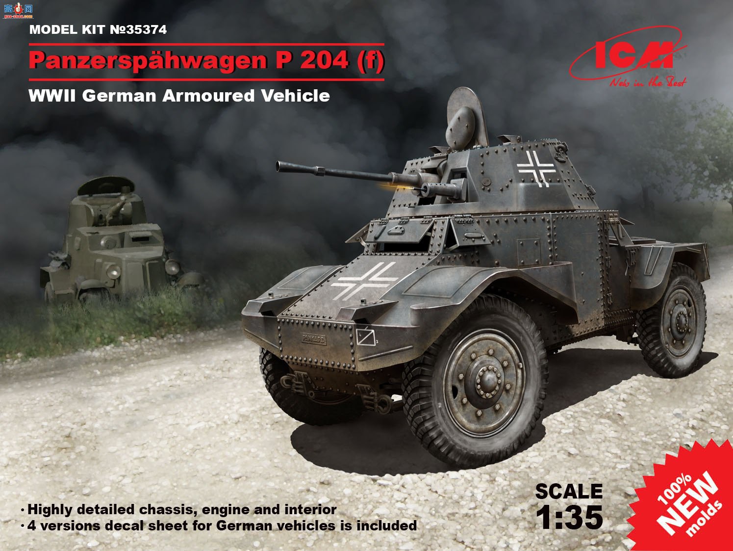 ICM װ׳ 35374 Panzersp&amp;#228;hwagenP 204(f)ս¹װ׳