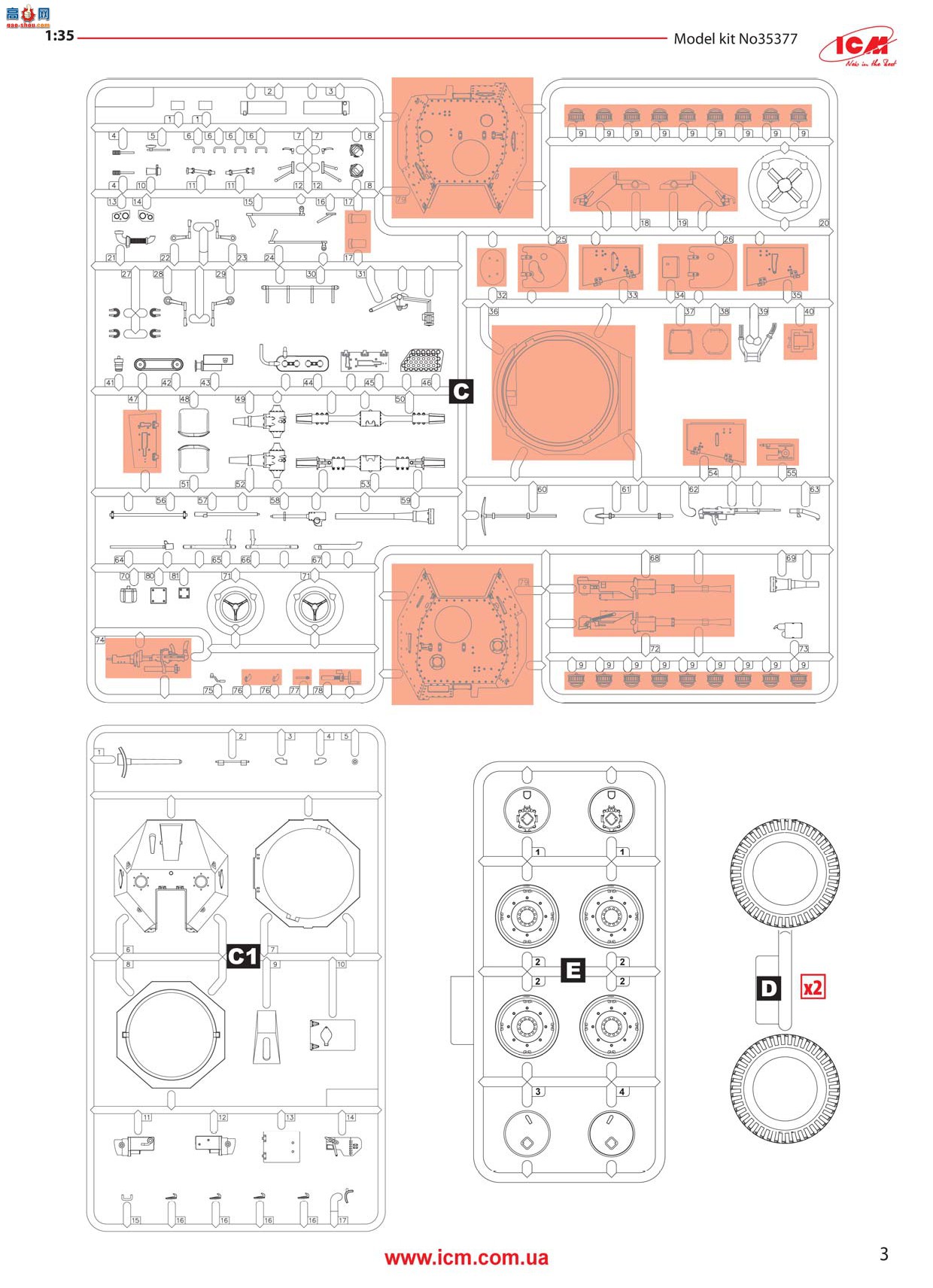 ICM װ׳ 35377 Panzersp&amp;#228;hwagenP 204(f)CDM ս¹װ׳