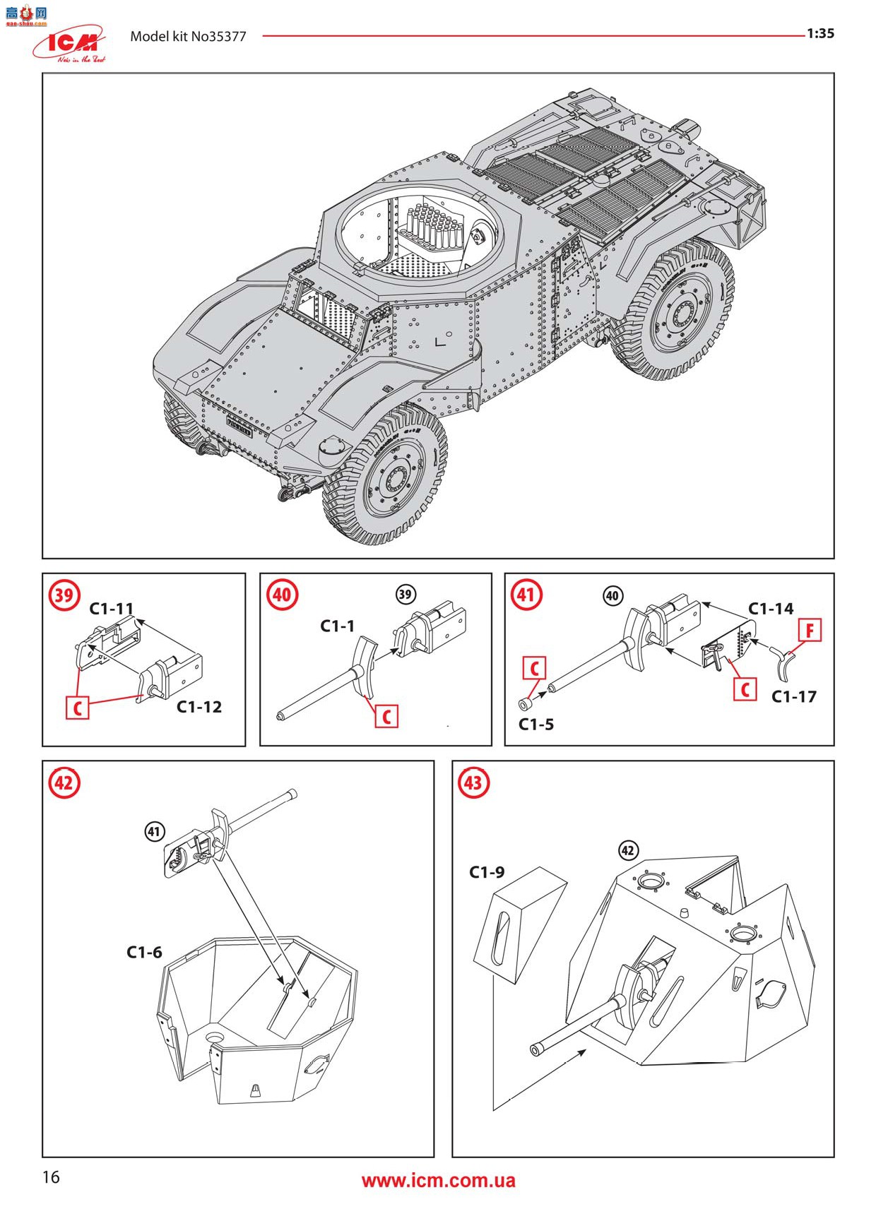 ICM װ׳ 35377 Panzersp&amp;#228;hwagenP 204(f)CDM ս¹װ׳