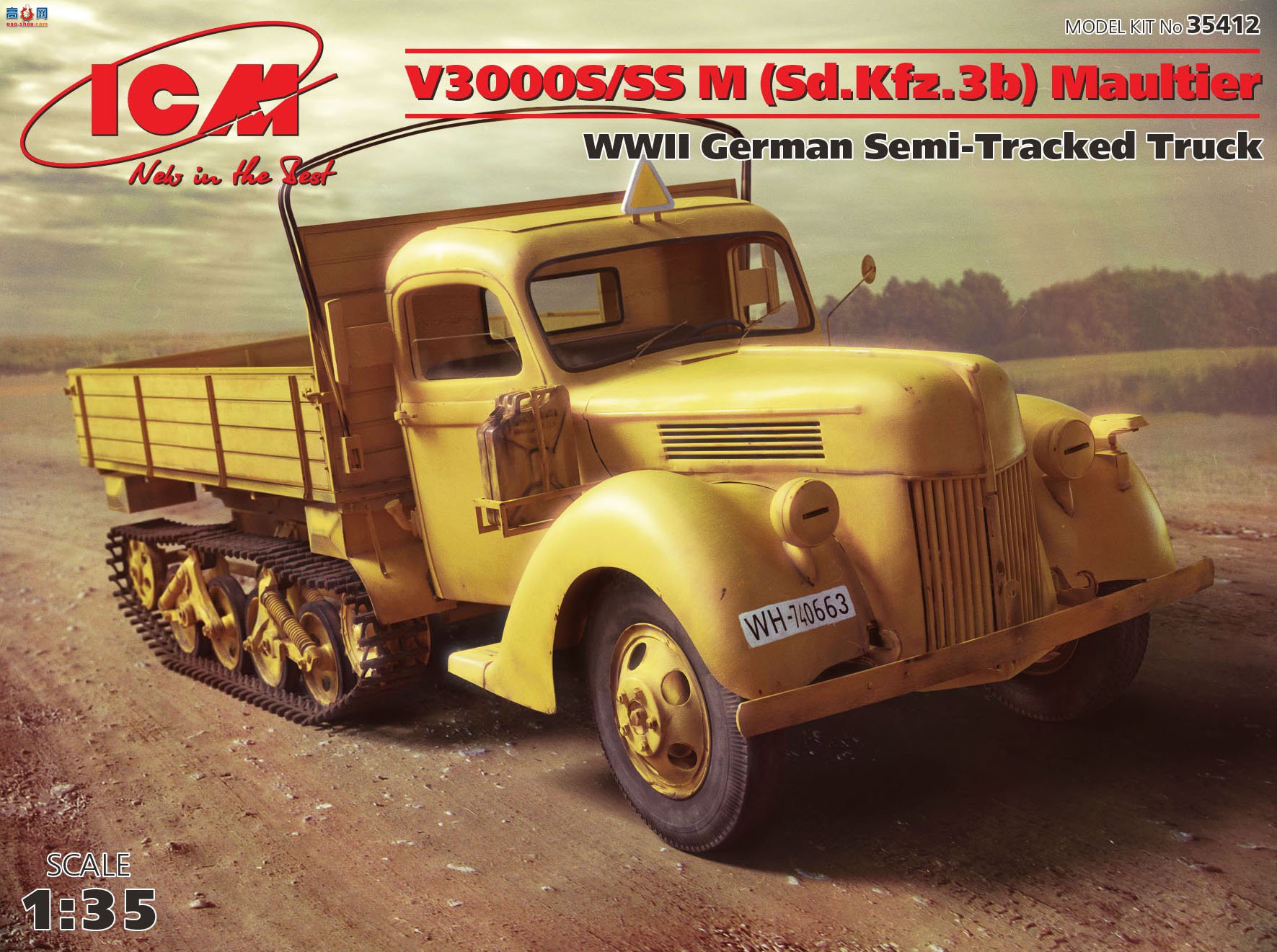 ICM  35412 ս¹Ĵ V3000S/SS M (Sd.Kfz.3b) 