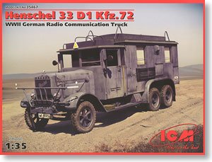 ICM  35467 ս¹ߵͨſ  33D1 Kfz.72