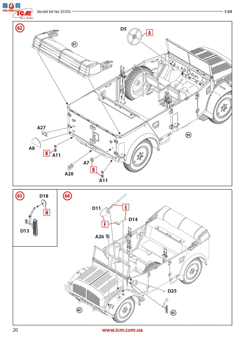 ICM  35503 sEPkw Kfz.70 ˫36