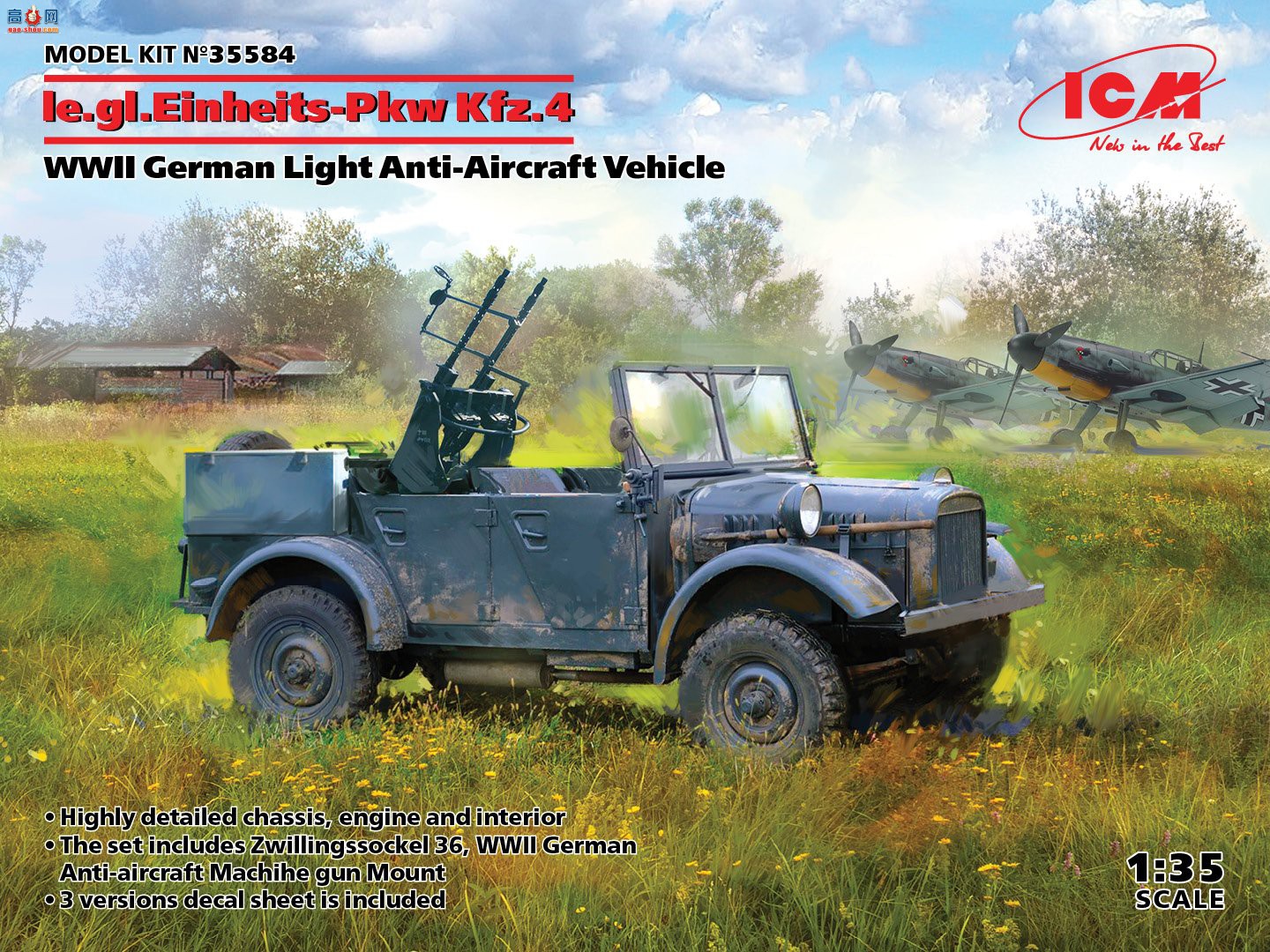 ICM  35584 ս¹ͷճ le.gl.Einheits-Pkw Kfz.4