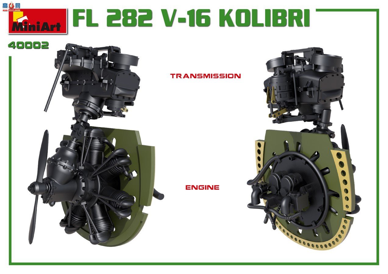 MiniArt ֱ 41002 ¹Fl 282 V-16 Kolibriֱ