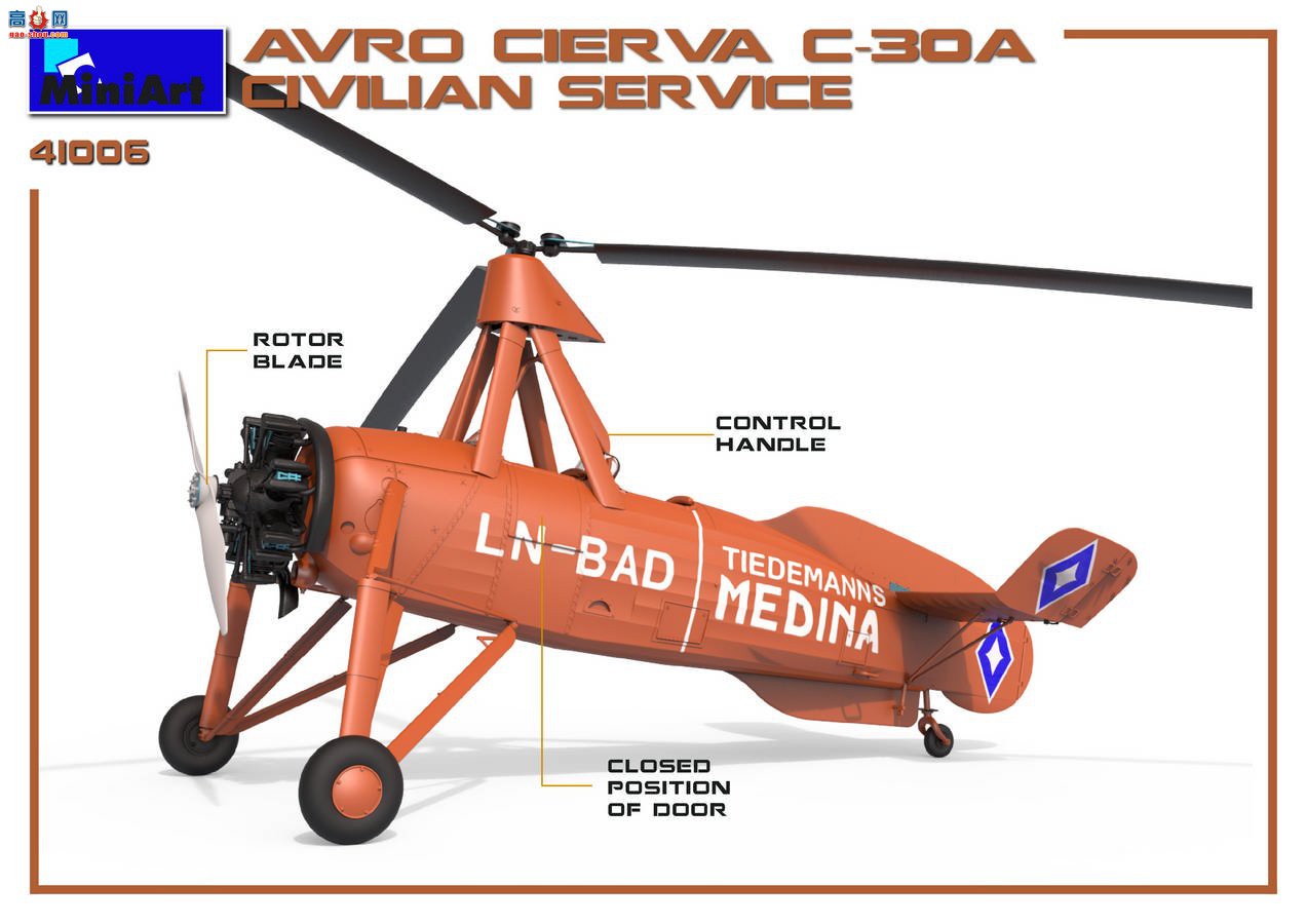 MiniArt ֱ 41006 ¹Avro Cierva C.30A ְԱ