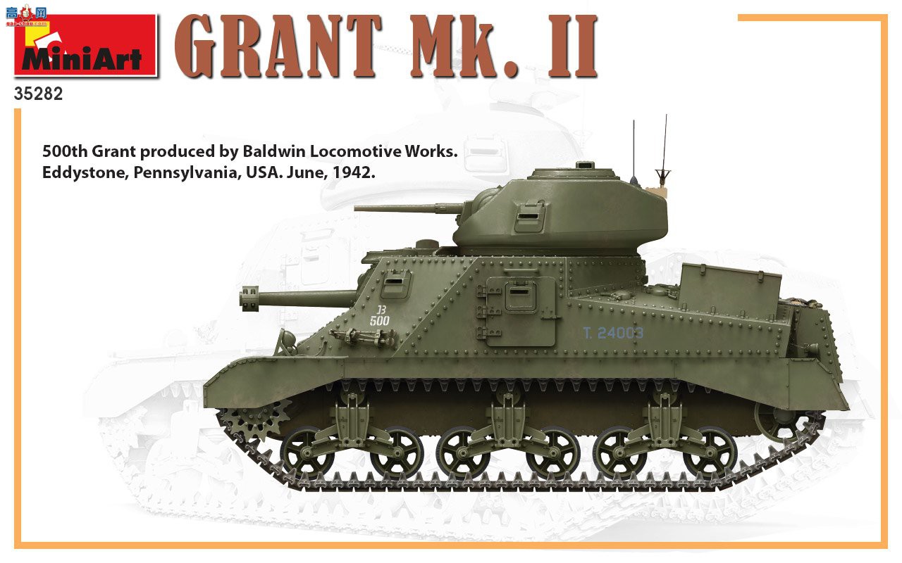 MiniArt ̹ 35282 Grant Mk. II ̹