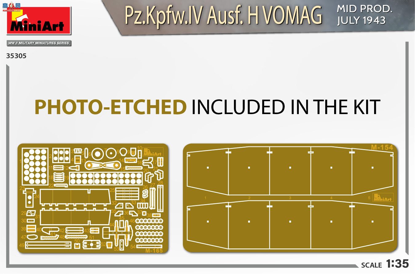 MiniArt ̹ 35305 ¹ Pz.kpfw.IV Ausf.Hĺ̹(19437) ڹ-