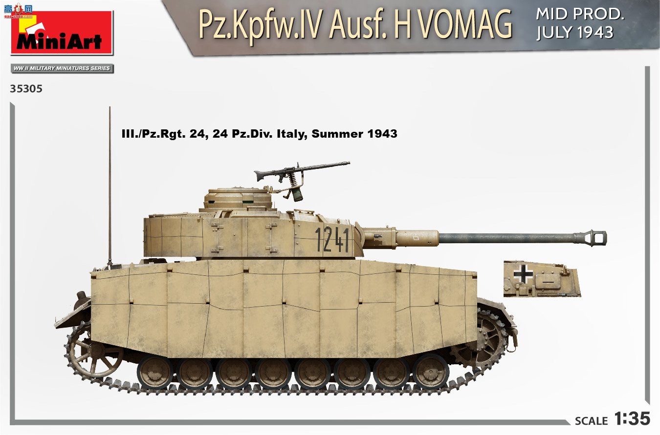 MiniArt ̹ 35305 ¹ Pz.kpfw.IV Ausf.Hĺ̹(19437) ڹ-