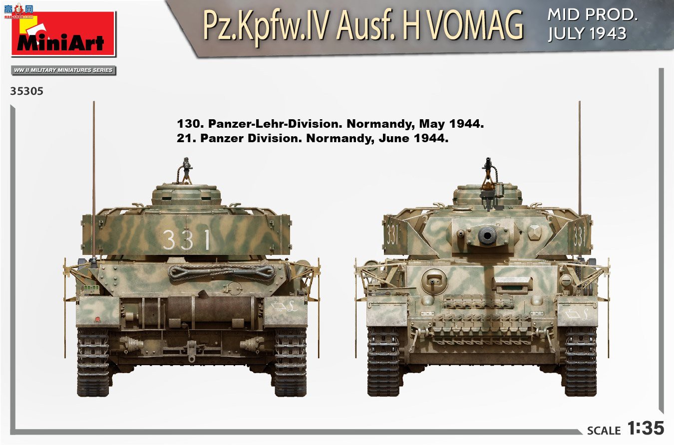 MiniArt ̹ 35305 ¹ Pz.kpfw.IV Ausf.Hĺ̹(19437) ڹ-
