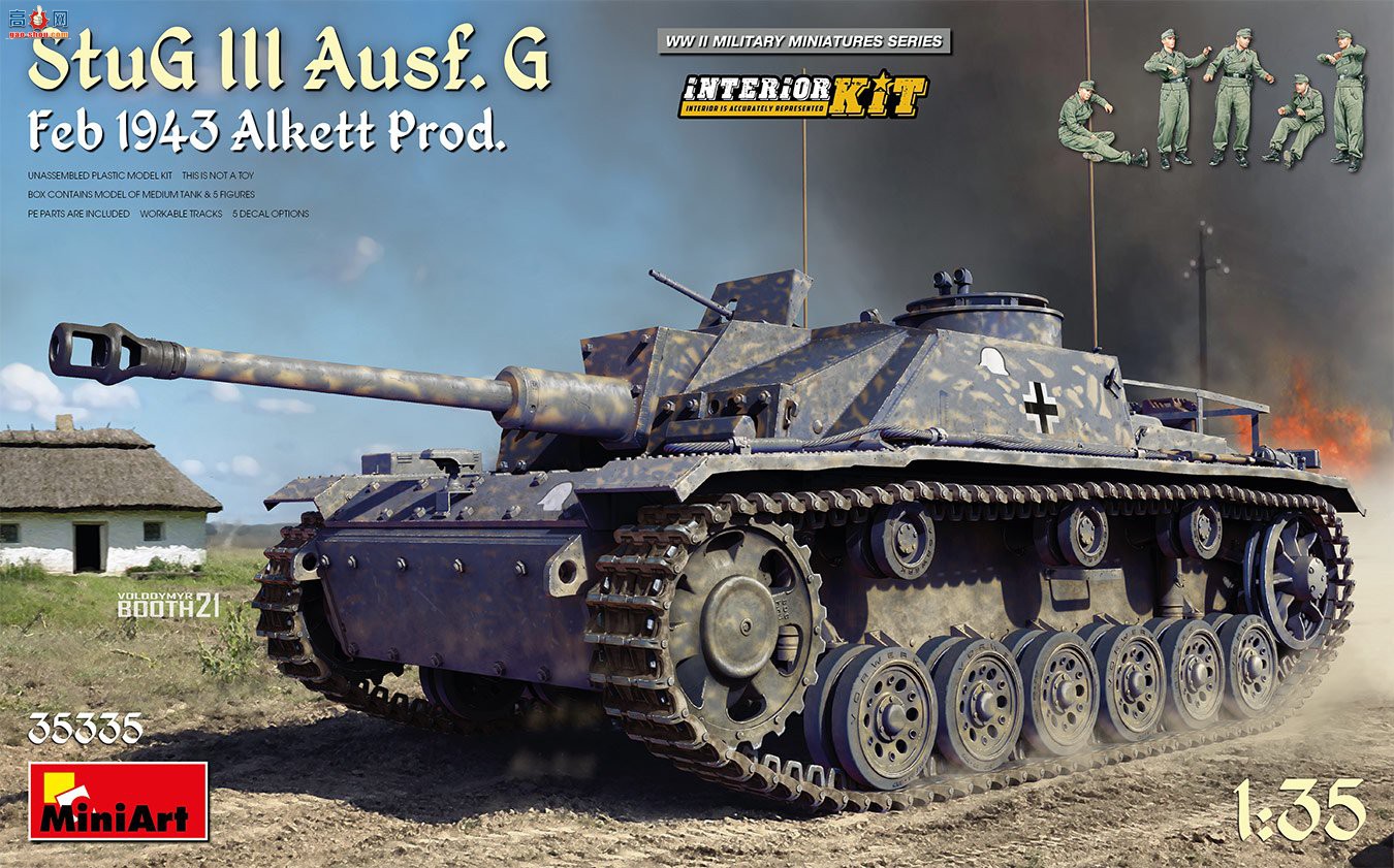 MiniArt ̹ 35335  StuG III Ausf. G ͻG19432 Alkett ...