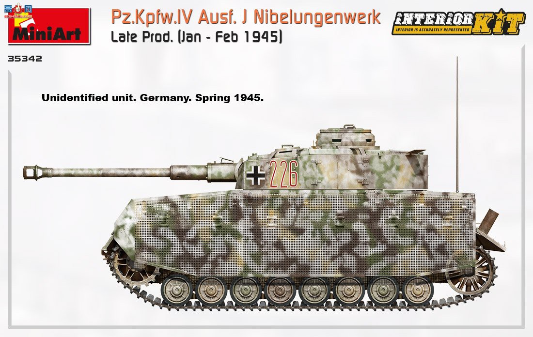 MiniArt ̹ 35342 ¹Pz.Kpfw.IV Ausf. J ĺսᲮ.1945.1...