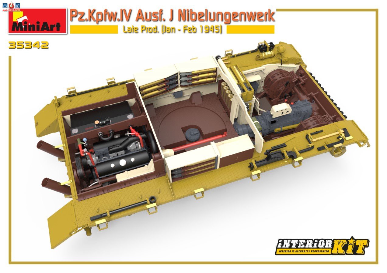 MiniArt ̹ 35342 ¹Pz.Kpfw.IV Ausf. J ĺսᲮ.1945.1...