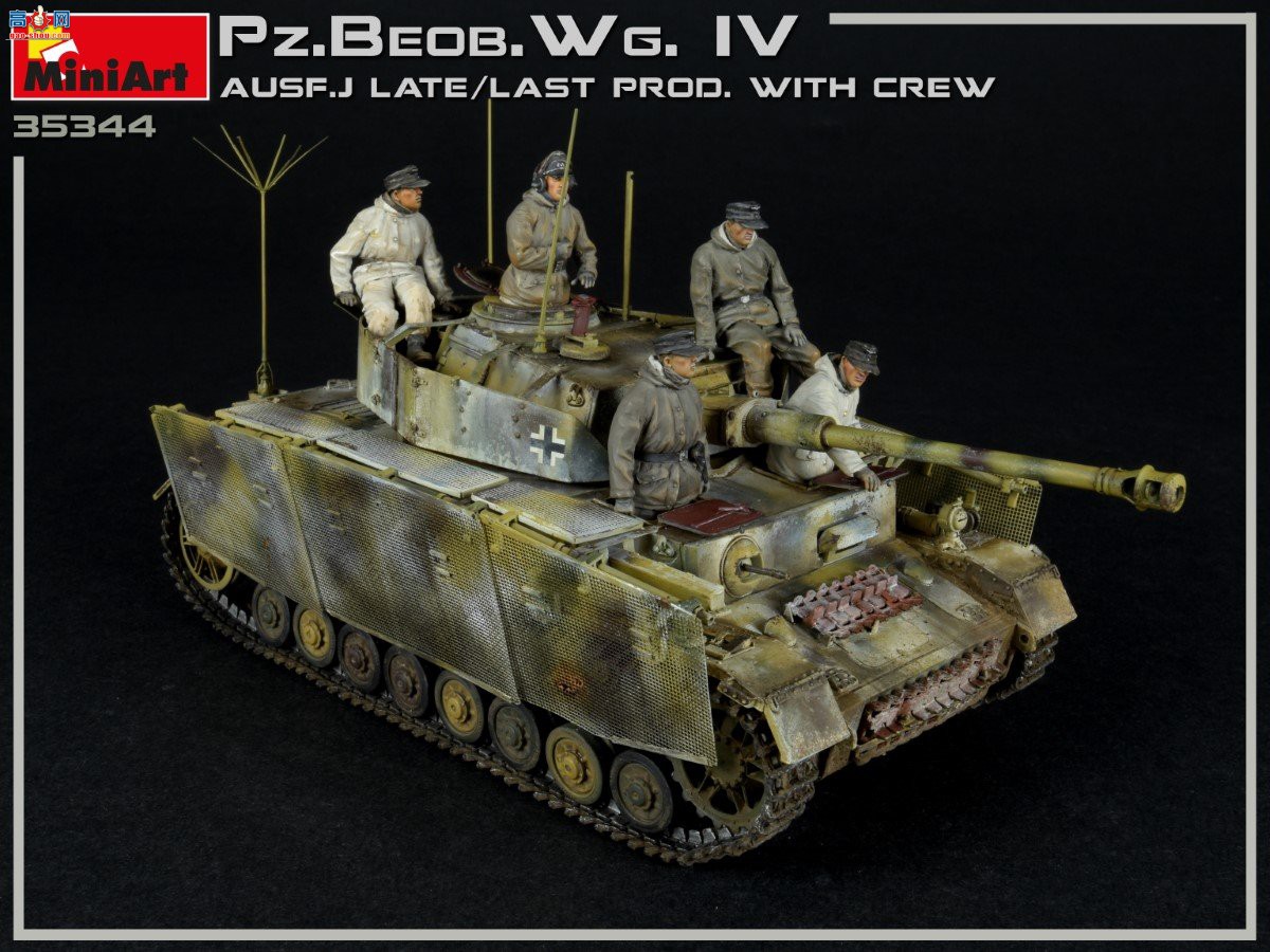 MiniArt ̹ 35344 ¹Pz.Kpfw.IV Ausf. J ĺ̹ ڹ۲⳵ 2in1