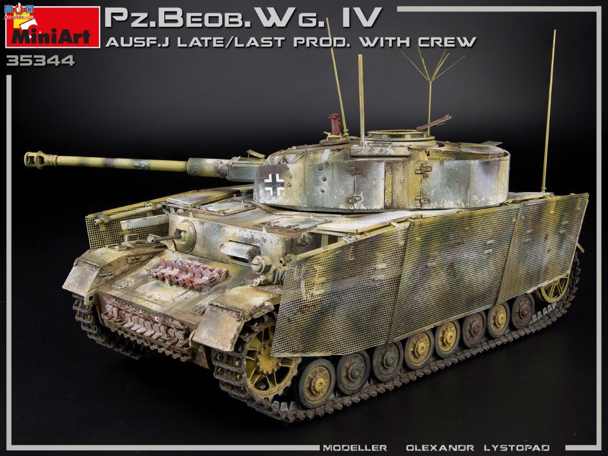 MiniArt ̹ 35344 ¹Pz.Kpfw.IV Ausf. J ĺ̹ ڹ۲⳵ 2in1