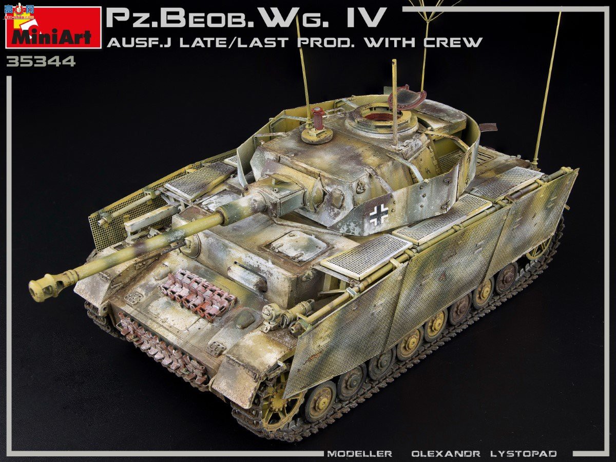 MiniArt ̹ 35344 ¹Pz.Kpfw.IV Ausf. J ĺ̹ ڹ۲⳵ 2in1