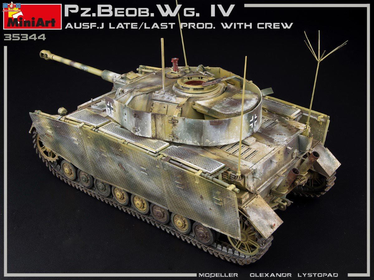 MiniArt ̹ 35344 ¹Pz.Kpfw.IV Ausf. J ĺ̹ ڹ۲⳵ 2in1