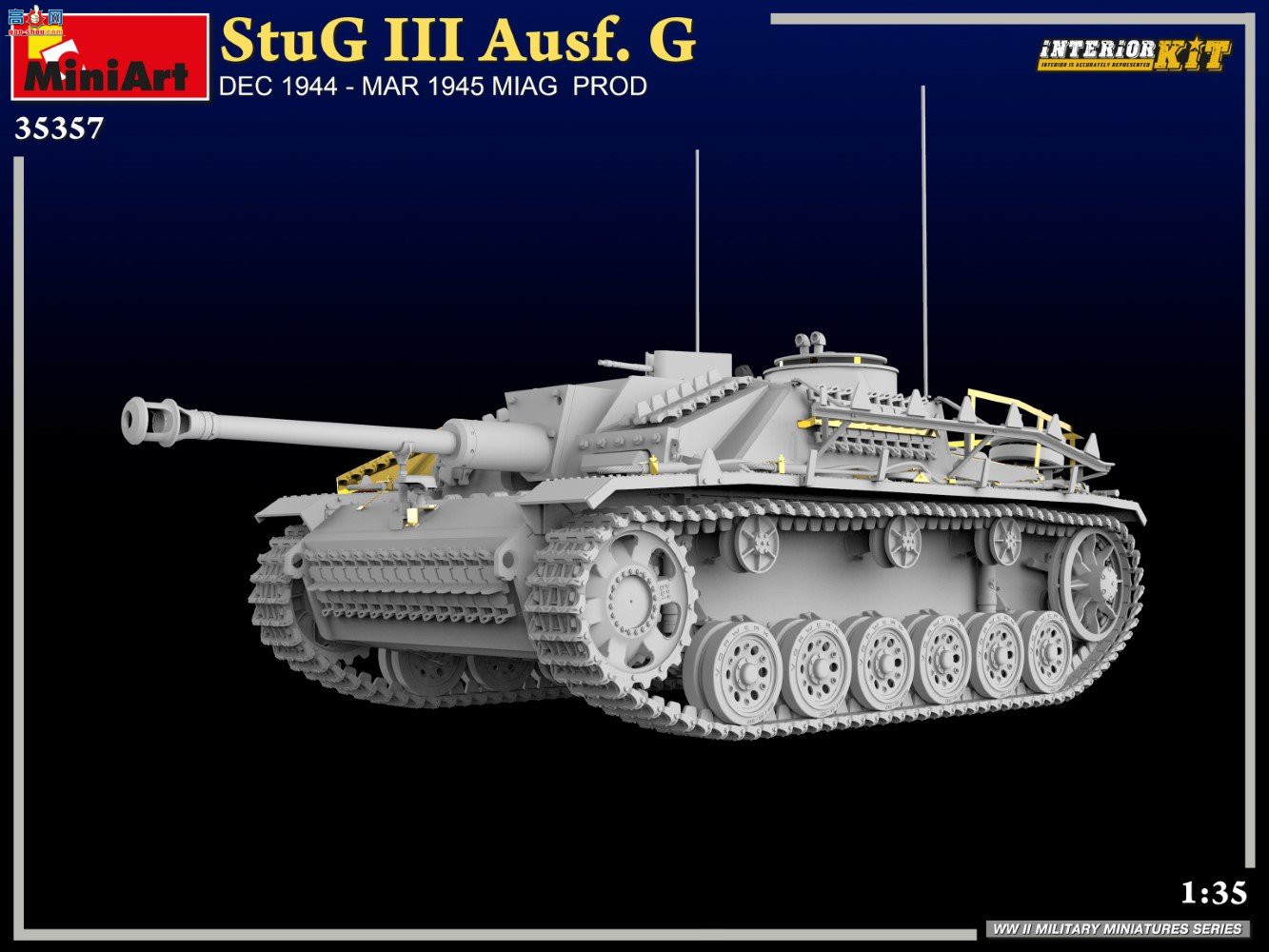 MiniArt ̹�� 35357 StuG III Ausf.G 1944��12�¨C1945��3��MIAG��Ʒȫ�ڹ�